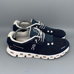 On Cloud 5 Blue White Running Shoes Men’s Sz 9